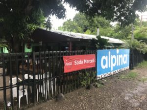 Soda Marcell Restaurant in Potrero, Guanacaste, Costa Rica